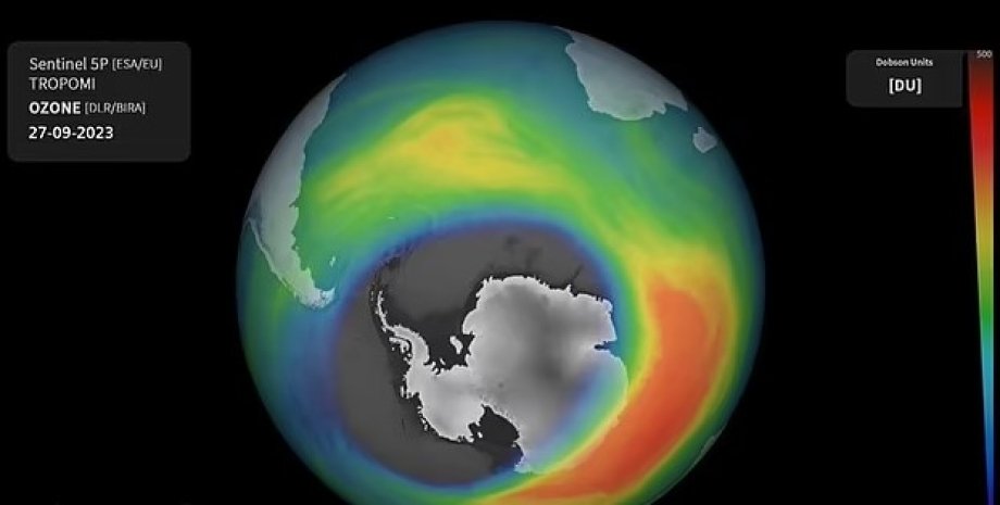 Озоновая дыра приближается к рекордным размерам озоновая дыра, озоновый слой, истончение озонового слоя