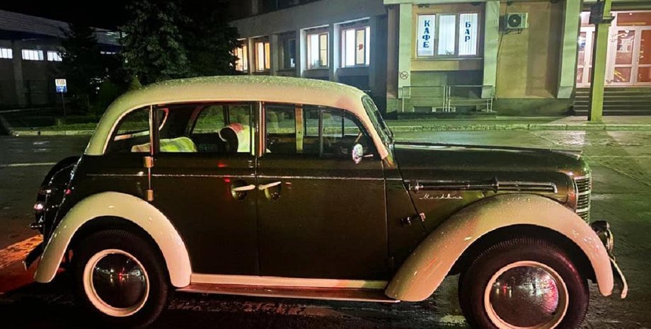 Москвич-401, Государственная пограничная служба, номер кузова авто,Москвич-401 1955 года, ретро-авто