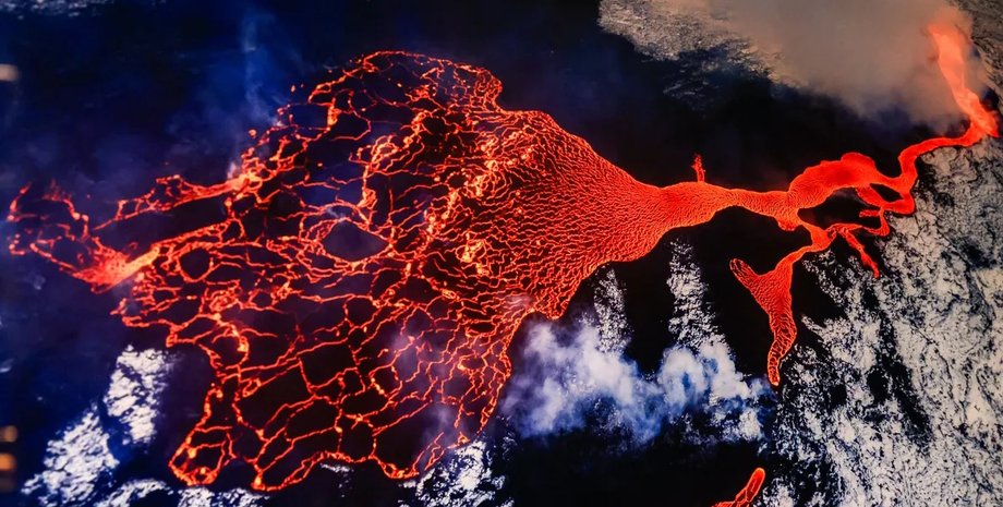 извержение вулкана