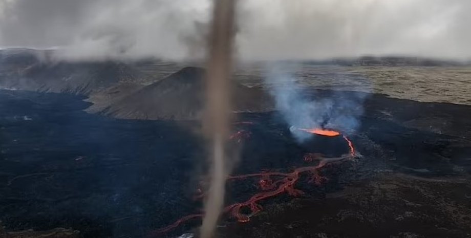вулкан, ісландський вулкан, вулкан торнадо