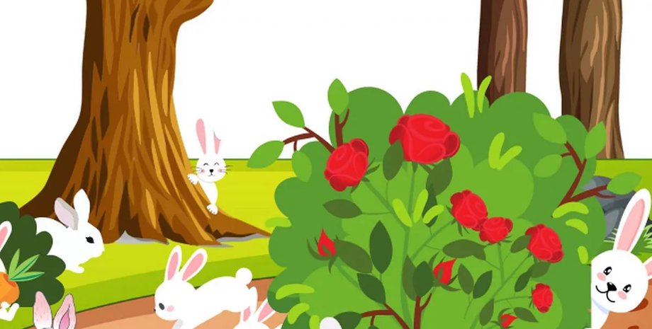 кролики, пасхальная головоломка