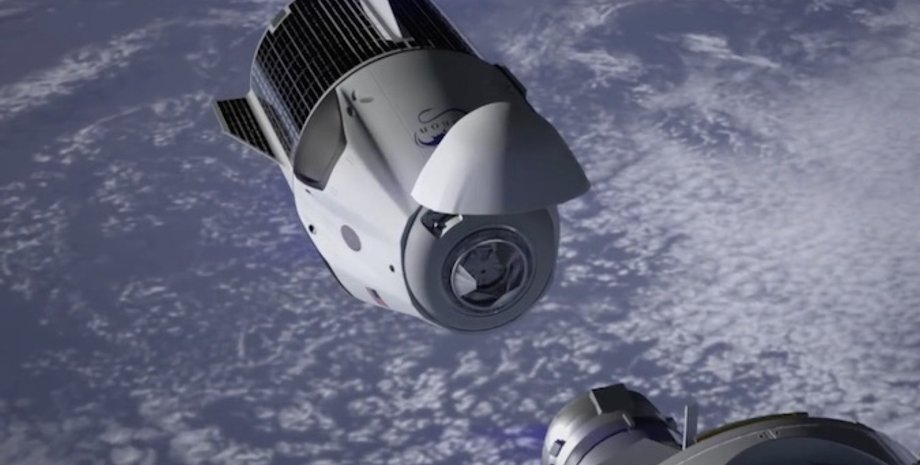 Концепт корабля Crew Dragon в представлении художника. Источник: NASA