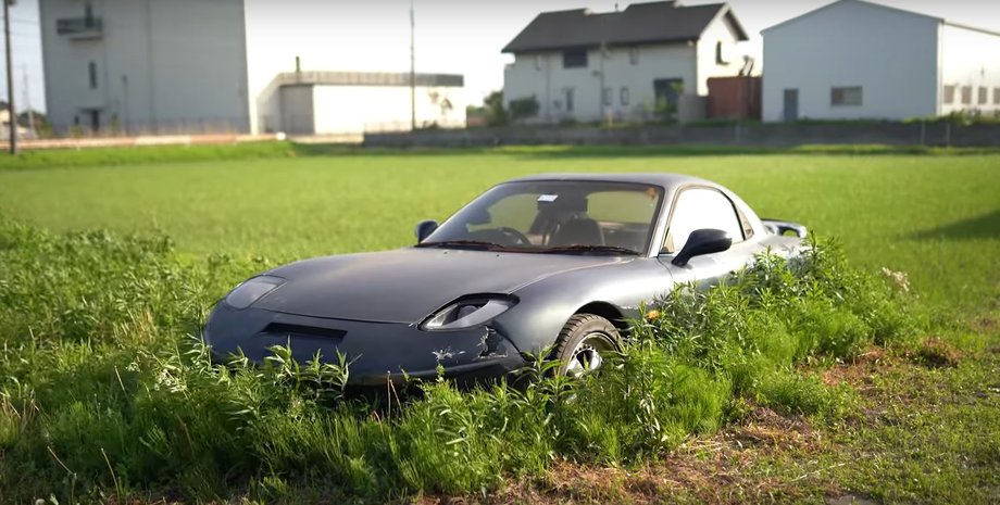 Mazda RX7, Nissan Skyline, BMW M3, Honda NSX, заброшенные авто, Toyota MR2