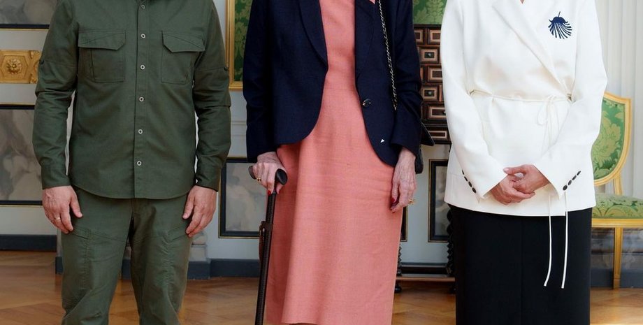 Володимир Зеленський, королева Данії, королева Маргрете, Олена Зеленська