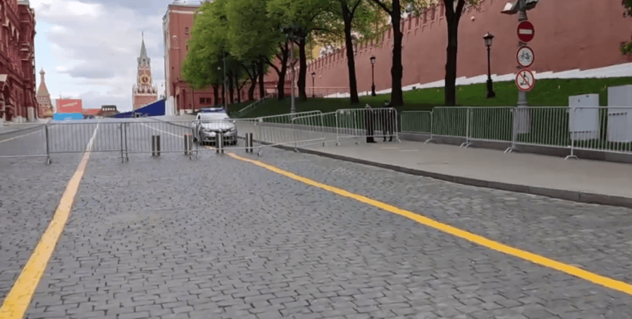 Красная площадь, закрыли Красную площадь, заблокировали Красную площадь, Кремль, Кремлевская стена