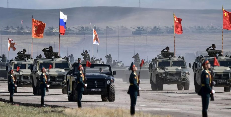 росія китай військові навчання