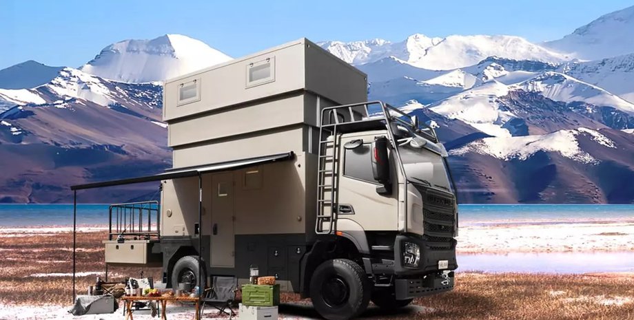 Maxus Everest, автодом Maxus Everest, китайский автодом, дом на колесах, китайский дом на колесах