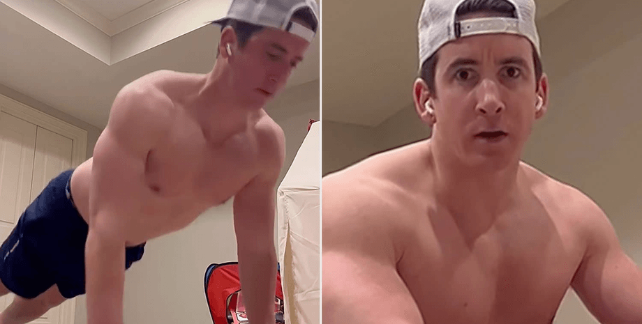 Чоловік зробив 1 мільйон віджимань, 1 мільйон віджимань, 1 мільйон віджимань за 10 років, блогер, спортсмен, виконав мільйонне віджимання