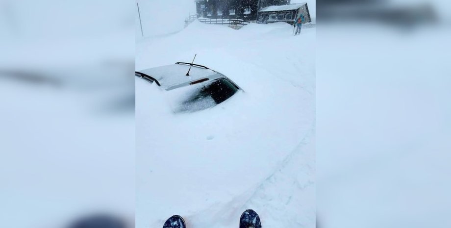 У Європі випав сніг