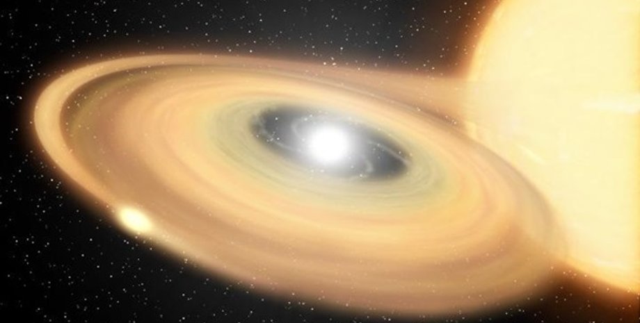 V Стріли, білий карлик, зірка-компаньйон, фото