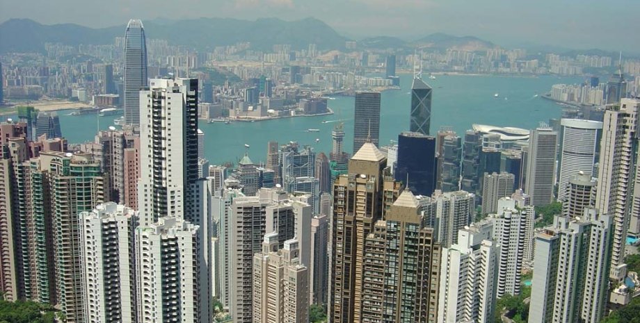 Вид на Гонконг