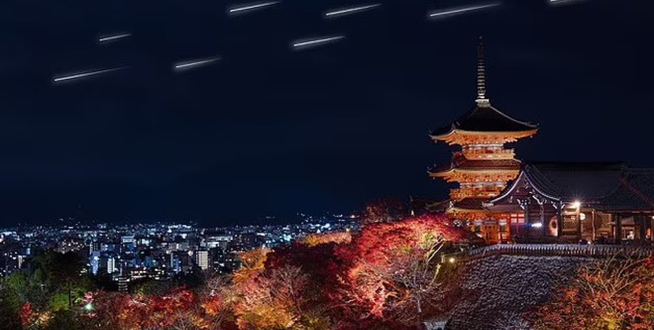 метеорний потік метеорний дощ штучний метеорний потік