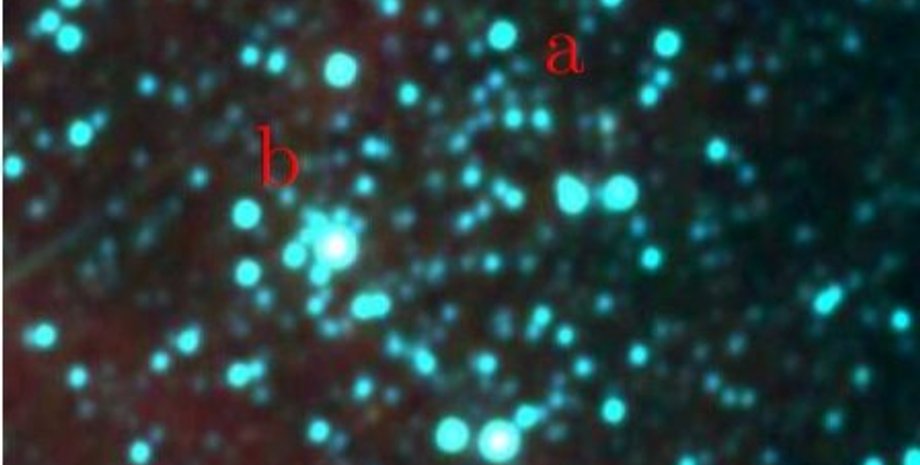 Звездное скопление NGC 1605, рассеянное звездное скопление, созвездие Персей