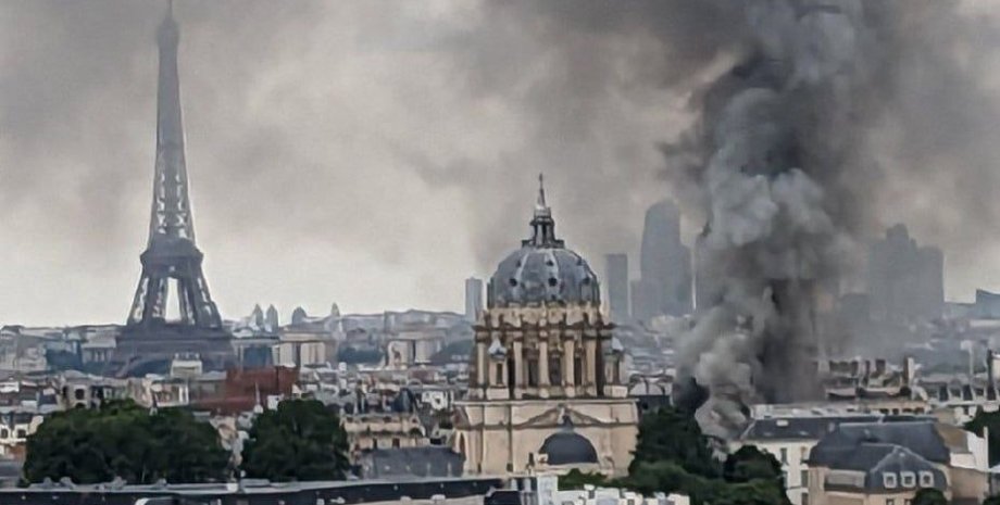 вибух у парижі, вибух у парижі сьогодні, пожежа у парижі