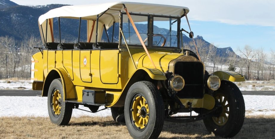 White Model 15-45 Yellowstone Park Touring Bus, Аукціон, Автобус, Авто, Автомобілі, США, Фото, Раритет