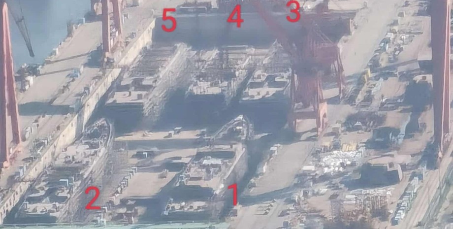 будівництво есмінців у китаї