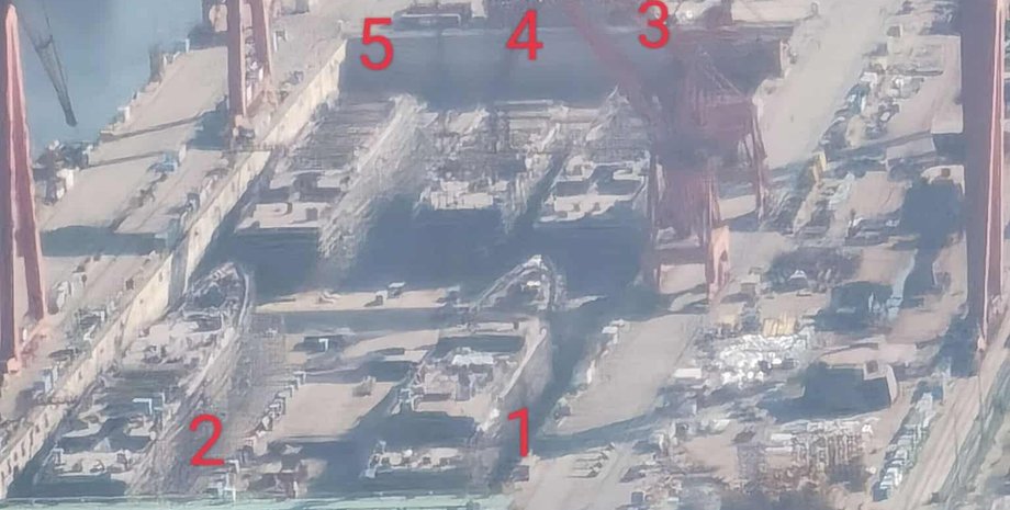 будівництво есмінців у китаї