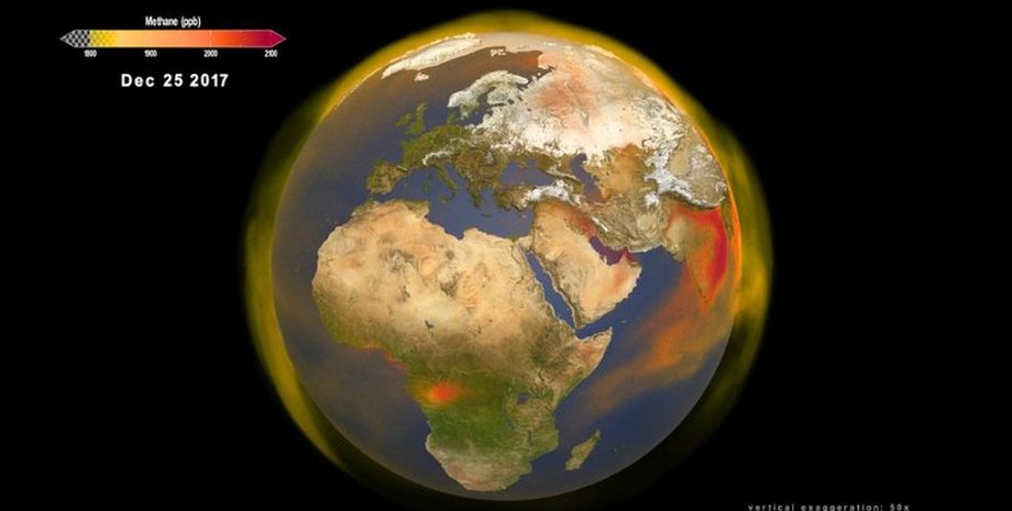 метан в атмосфере