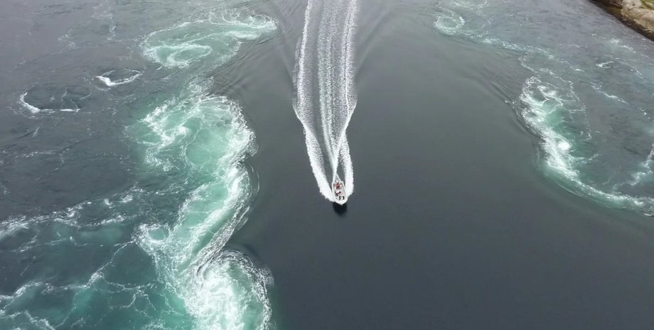 приливное течение, водоворот, норвегия, северный ледовитый океан