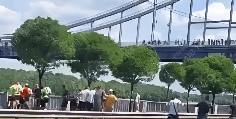 новини києва, трос, чоловік, впав у дніпро, атракціон-спуск, нещасний випадок