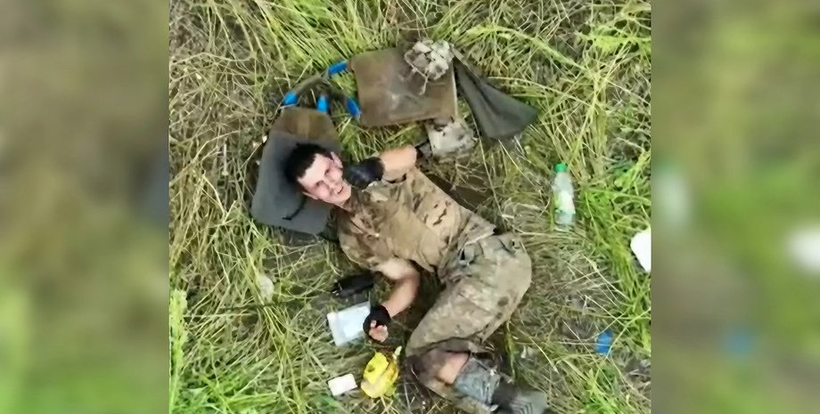 ВСУ, боец ВСУ, раненый боец