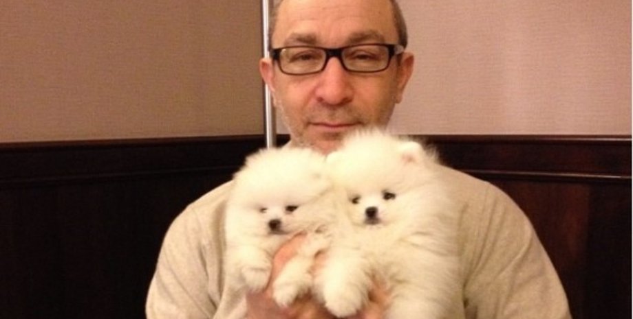 Геннадий Кернес, собака, выставка