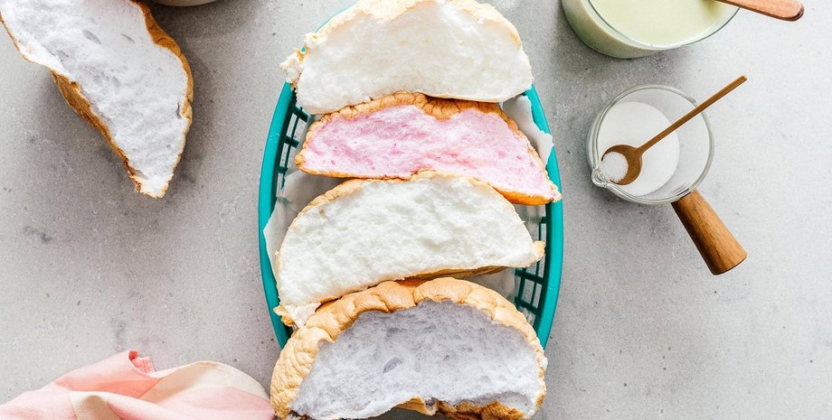 Хлеб-облако, популярный рецепт, облачный хлеб, облачный хлеб