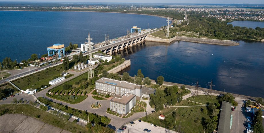 Киевское водохранилище, Киевская ГЭС, обстрел 26 августа Киевская ГЭС, 26 августа удар по Киеву, ВС РФ удар 26 августа Киев