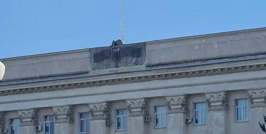 Херсон, флаг, Украина, депутаты, коллаборанты