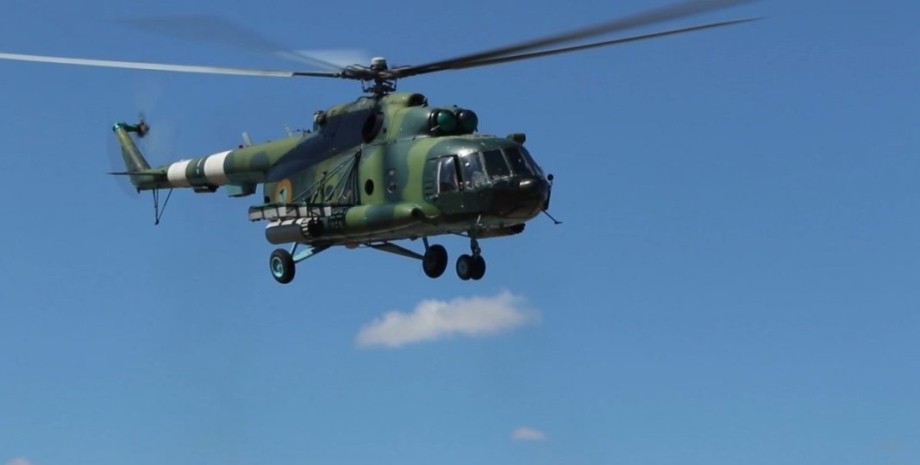учения, вертолет, Донбасс, Объединенные силы, война, наведение