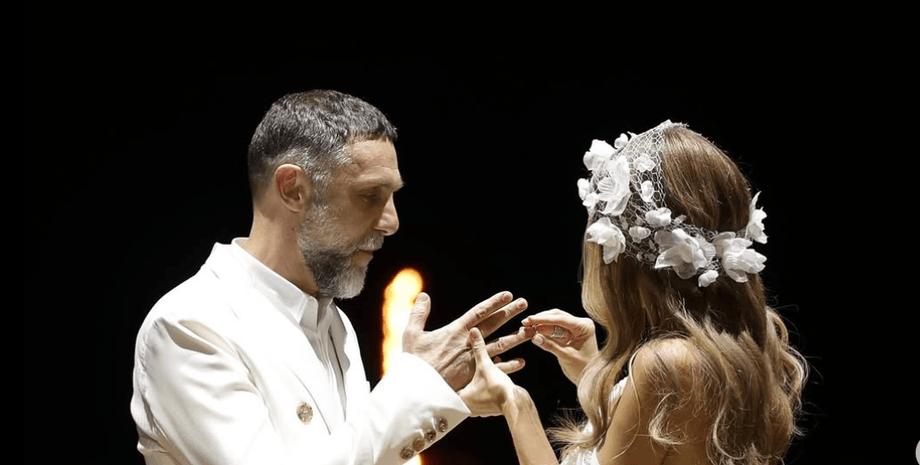 Екатерина Сильченко и Сергей Неклева поженились на Ukrainian Fashion Week