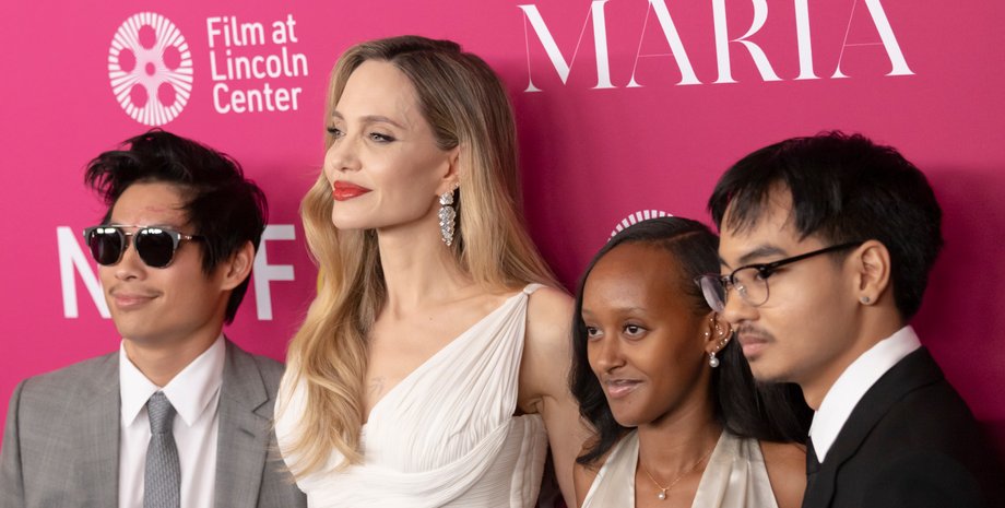 Анджелина Джоли с детьми, дети анджелины джоли, фильм мария, дети брэда питта, пакс джоли, меддокс джоли, захара джоли