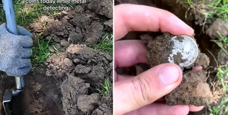 Монеты, нумизматика, находки, ферма, США, аукционы, поиск сокровищ с металлоискателем, курьезы, фото, видео