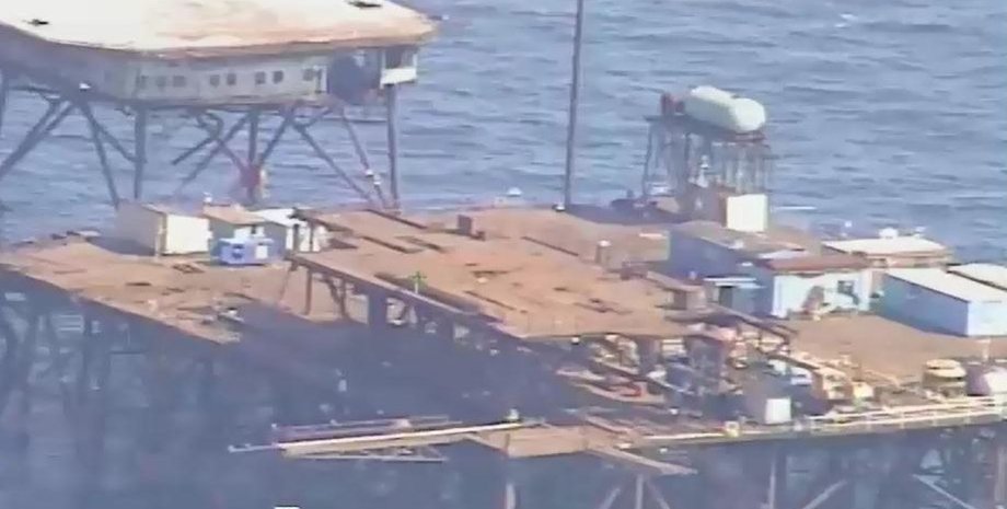 Украденная у Украины буровая газовая платформа / Фото: dpsu.gov.ua