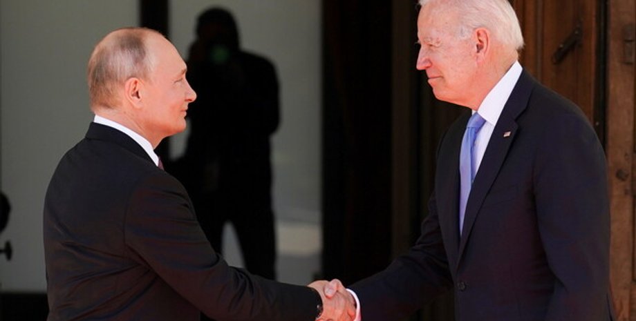 Владимир Путин и Джо Байден