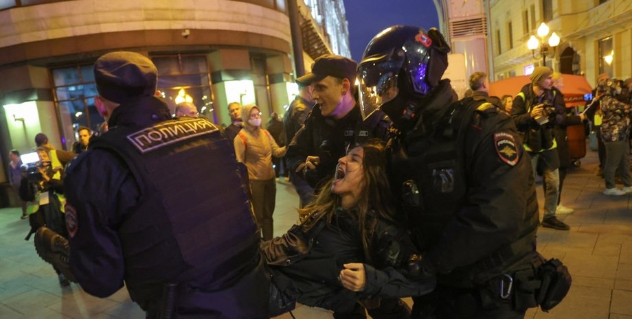 протести в Росії,