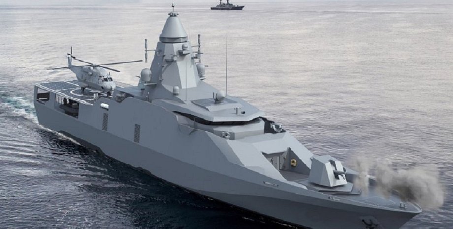 судно в море, турецьке судно, патрульне судно OPV 76, OPV 76