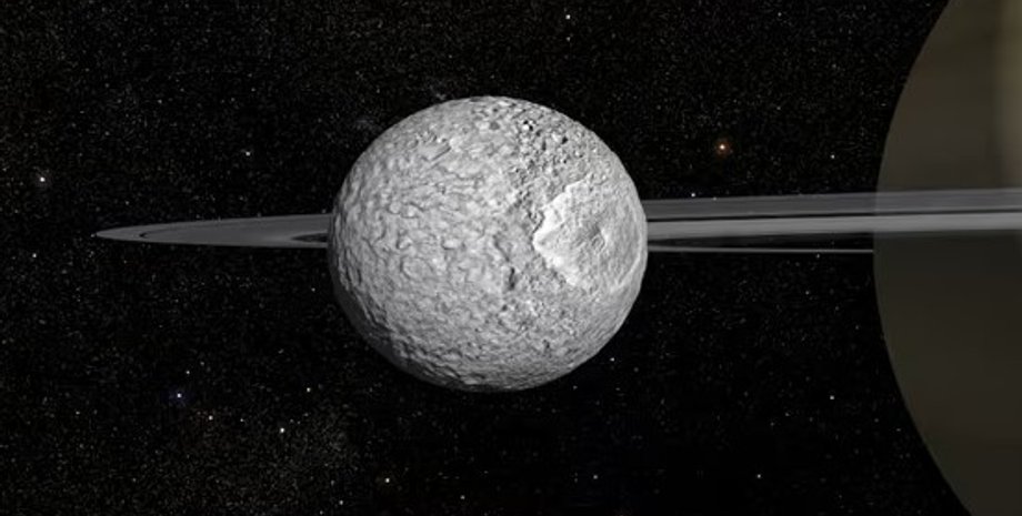 Мимас спутник Сатурна
