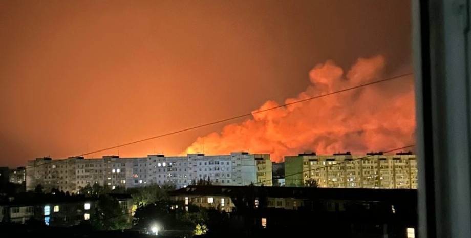 Взрыв в Бердянске 8 июня