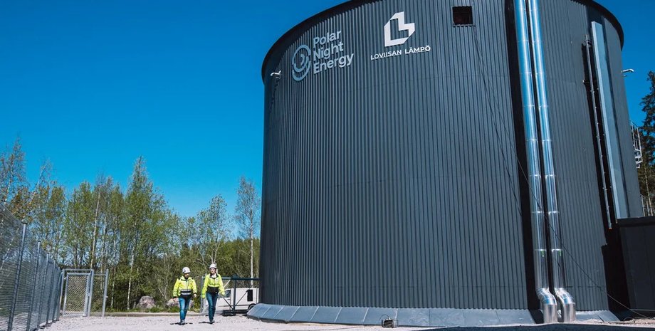 Песчаная батарея в Финляндии