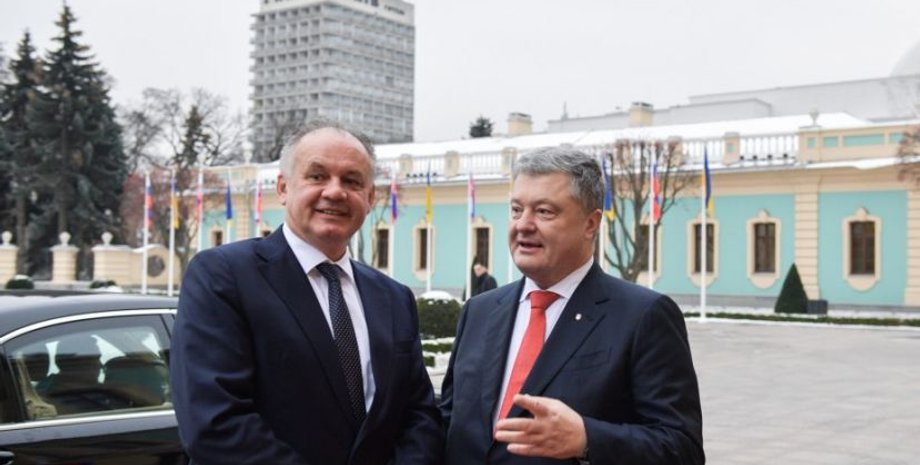 Андрей Киска и Петр Порошенко/Фото: пресс служба президента