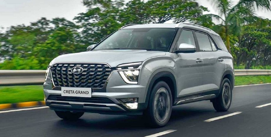 Hyundai Creta Grand, Hyundai Creta Grand 2022, новий Hyundai Creta, кросовер Hyundai, семимісний Hyundai Creta