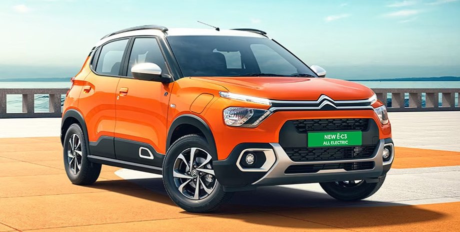Электромобиль Ситроен С3, Citroen eC3, новый Citroen eC3, электромобиль Citroen C3, электромобиль Citroen