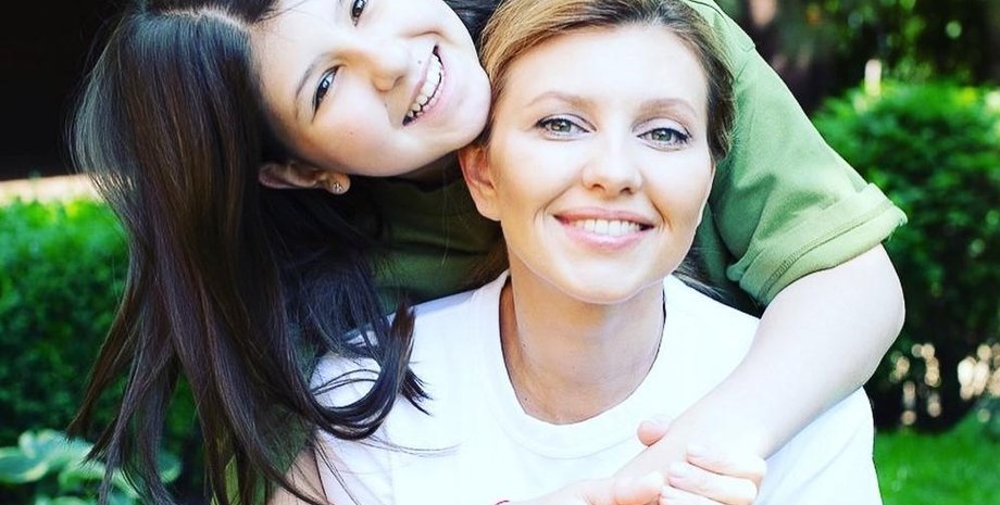 олександра зеленська й Олена зеленська, дочка Володимира зеленського