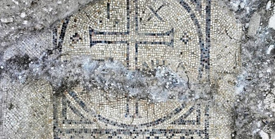 Израиль, монастырь, Византия, дорога, мозаика, археологи, археология, находка, открытие, сооружение