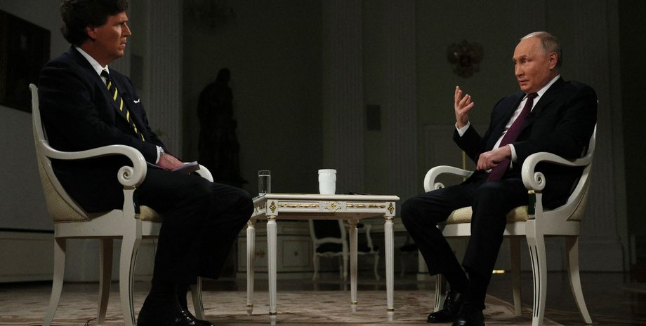 Путін і Карлсон інтерв'ю