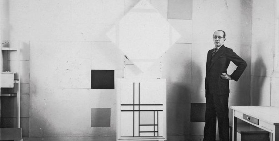 мандріан, художник, полотно