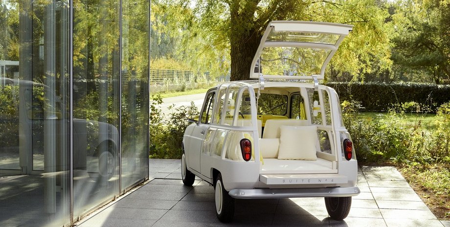 Renault Suite N°4, автодом Renault, электромобиль Renault, электрокар Renault, Renault 4, электромобиль Renault 4