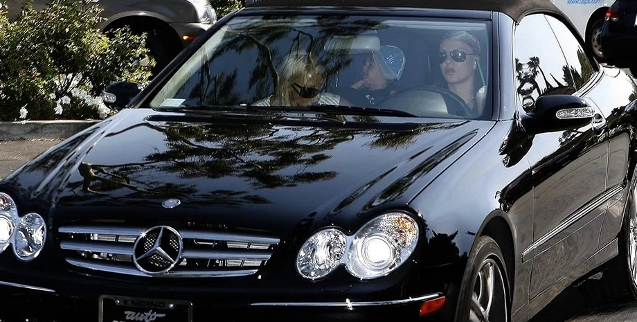 авто Бритни Спирс, Бритни Спирс, Мерседес Бритни Спирс, Mercedes CLK