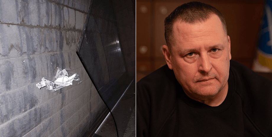 Уламок ворожого БпЛА влучив у кабінет мера Філатова